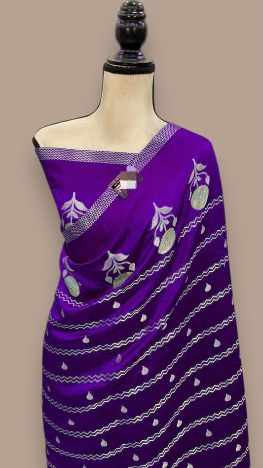 Handwoven Banarasi pure katan silk Saree