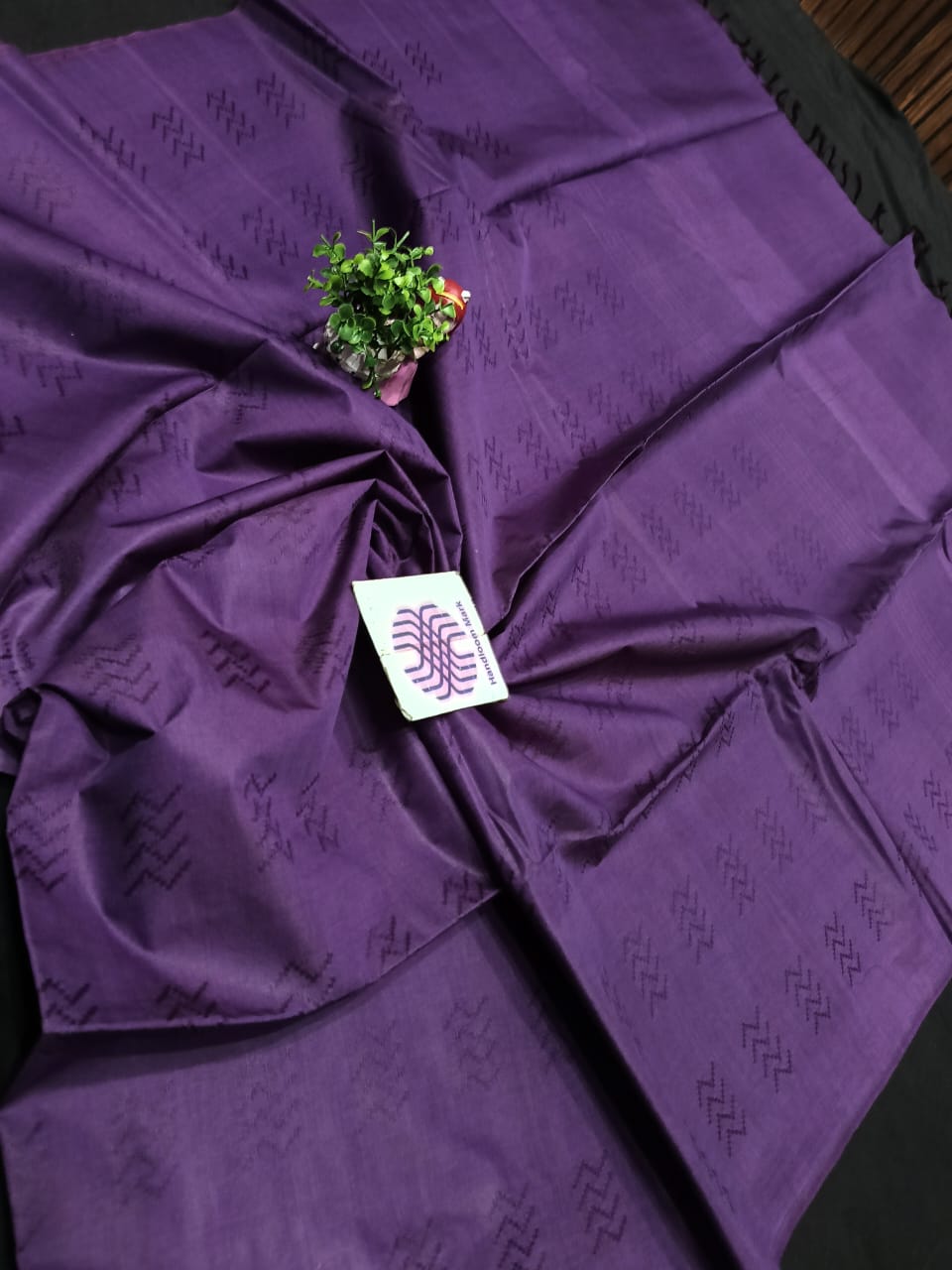 Semi Tussar Silk Self Weaving Saree with Running Blouse