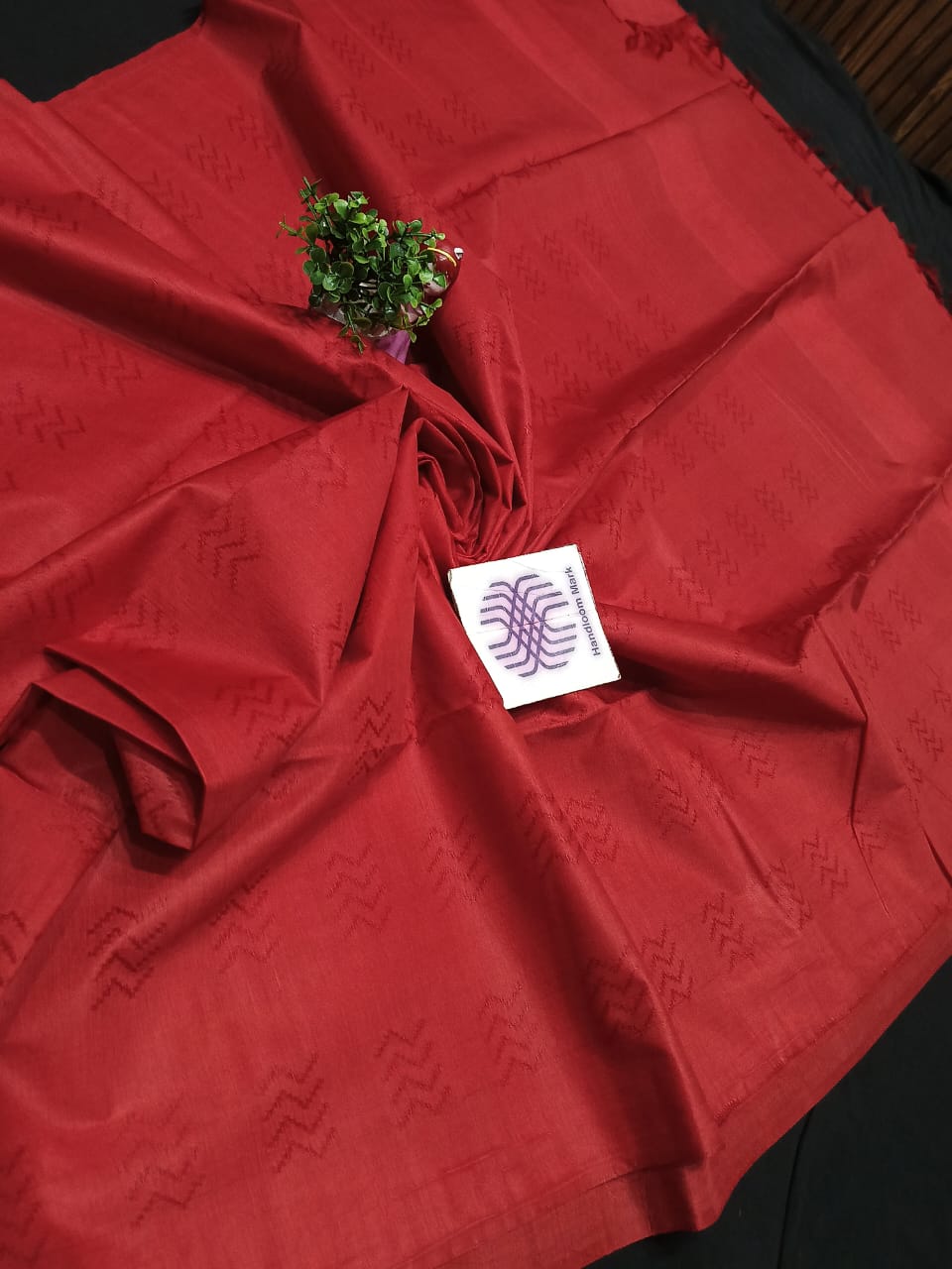 Semi Tussar Silk Self Weaving Saree with Running Blouse