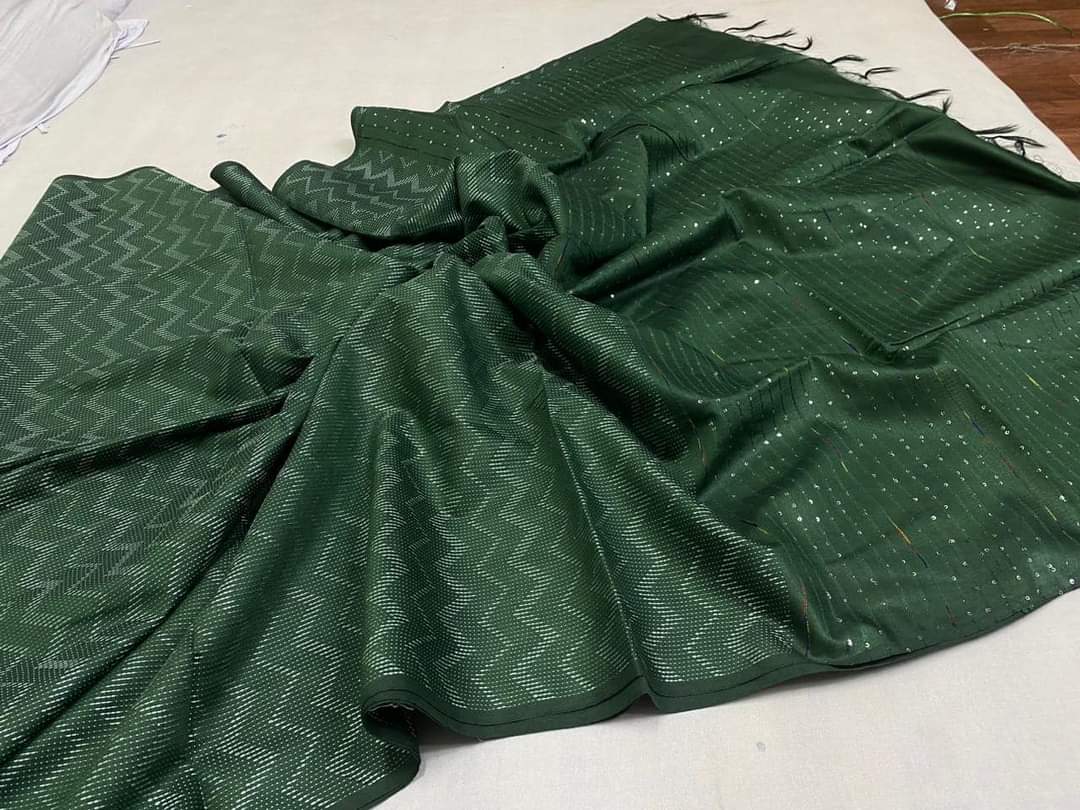 Art silk Dupion thread weaving saree